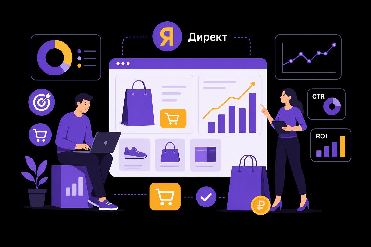 Яндекс Директ для интернет-магазина: настройка под e-commerce