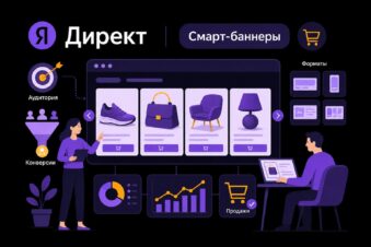Смарт-баннеры в Яндекс Директ: настройка и форматы для e-commerce