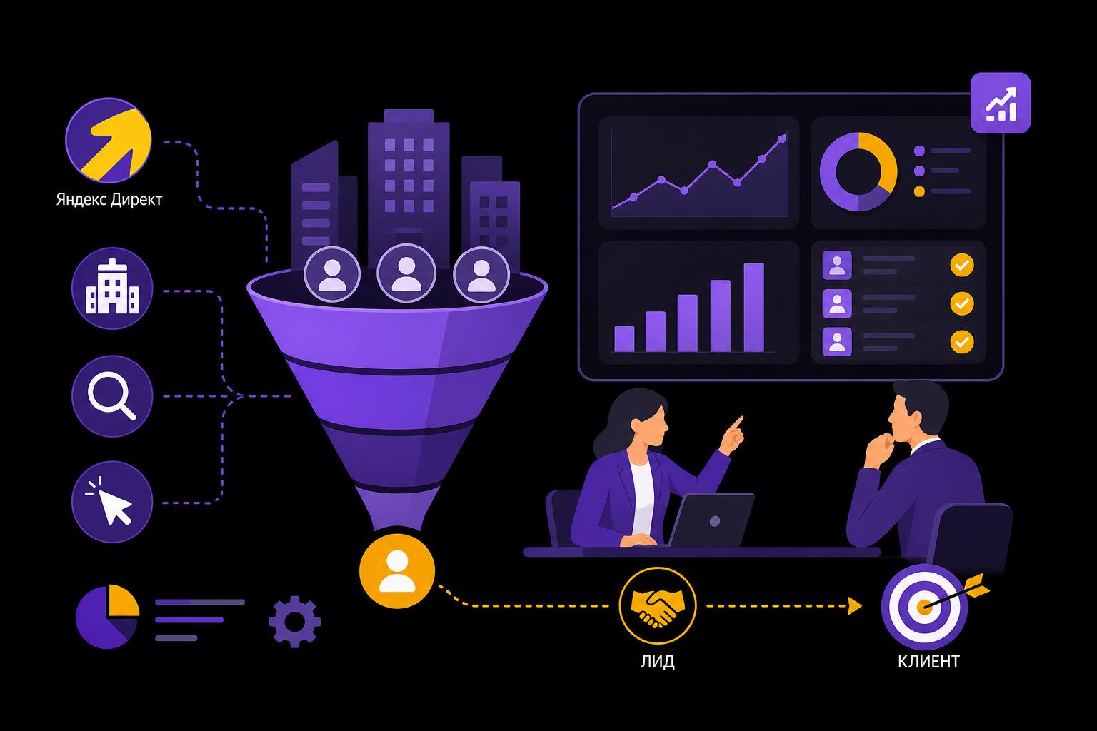 Яндекс Директ для B2B: лидогенерация в корпоративном сегменте