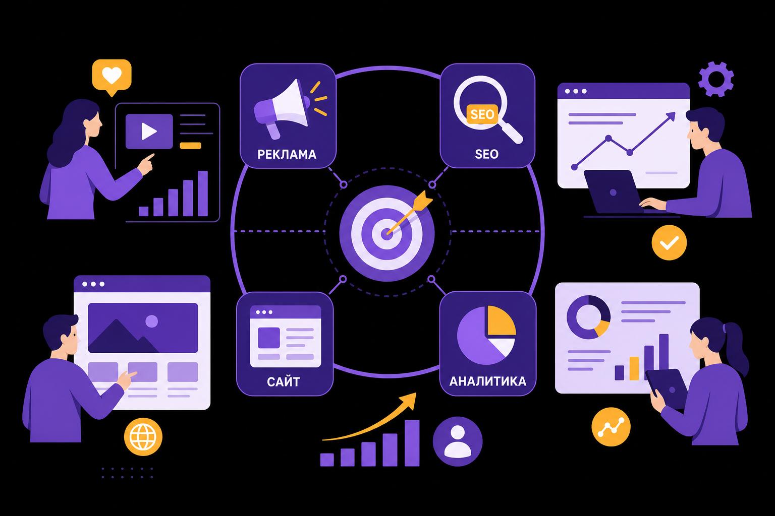 Digital-стратегия компании: как объединить рекламу, SEO, сайт и аналитику
