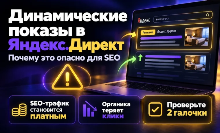 Почему нельзя использовать Динамические места Яндекс.Директ?