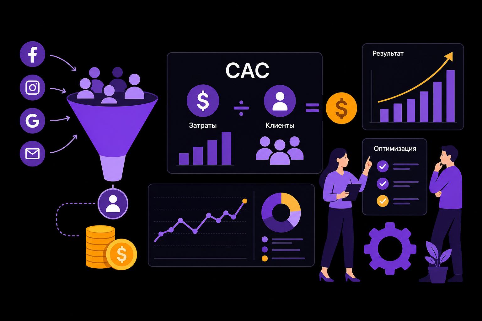 Стоимость привлечения клиента: как считать CAC и управлять экономикой маркетинга