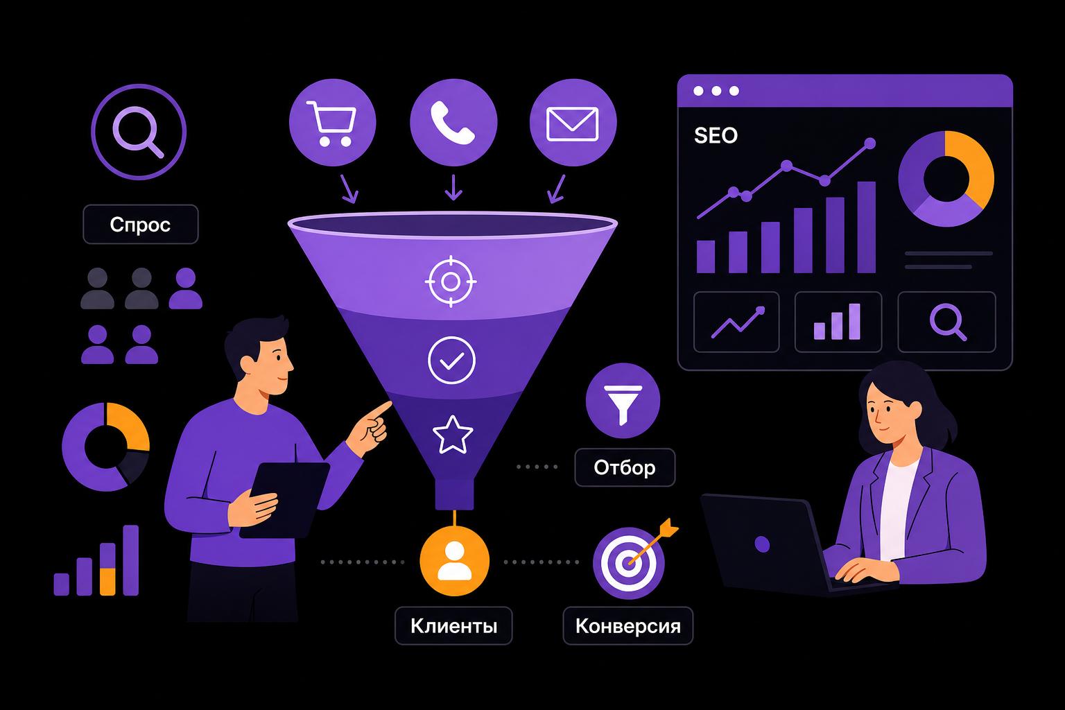SEO для сайта услуг: как собирать коммерческий спрос без информационного перекоса