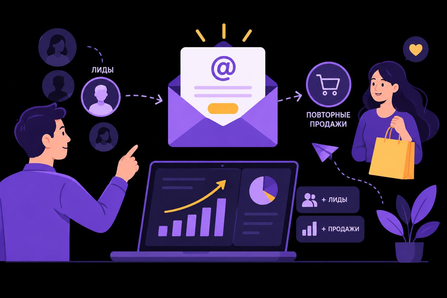 Email-маркетинг для бизнеса: как возвращать лидов и стимулировать повторные продажи