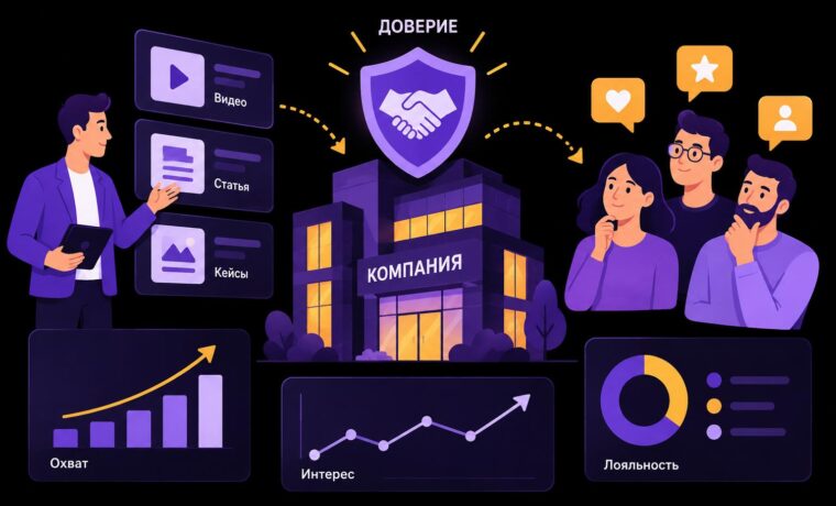 Экспертный контент: как повышать доверие к компании до обращения в отдел продаж